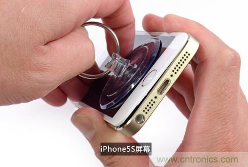 土豪金iPhone 5S拆解：內部結構升級，維修難度增加