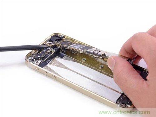 土豪金iPhone 5S拆解：內部結構升級，維修難度增加