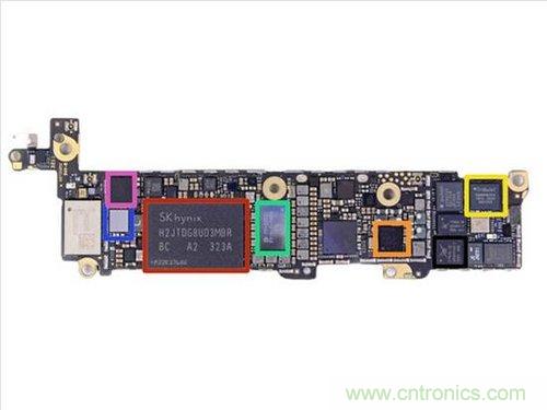 土豪金iPhone 5S拆解：內部結構升級，維修難度增加