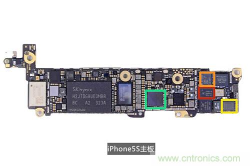 土豪金iPhone 5S拆解：內部結構升級，維修難度增加