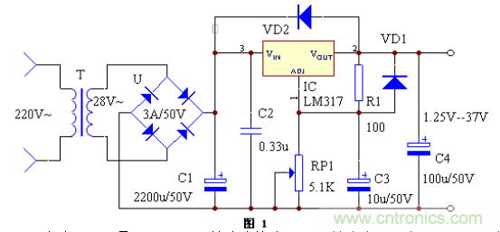 工程師分享:一款可調(diào)穩(wěn)壓電源電路設計方案