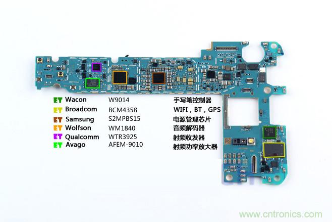 Galaxy Note5拆解，與S系列差距日漸模糊