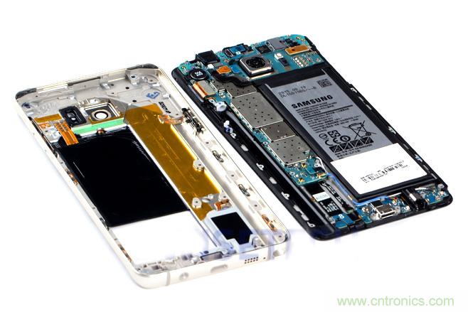 Galaxy Note5拆解，與S系列差距日漸模糊