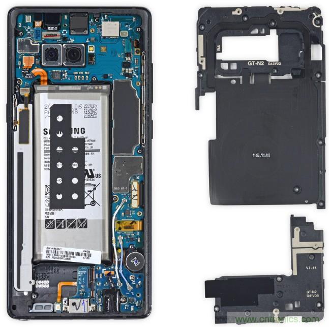 三星Note 8拆解，模塊化+分離式設(shè)計(jì)成趨勢(shì)？