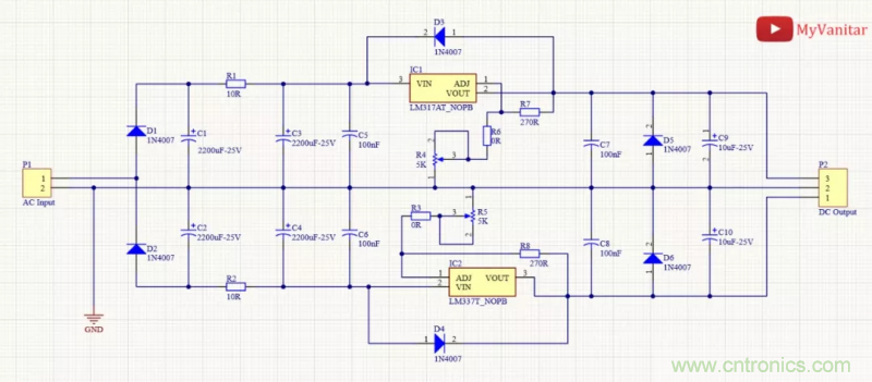 怎樣構建可調線性AC-DC電源供用戶自由調節？