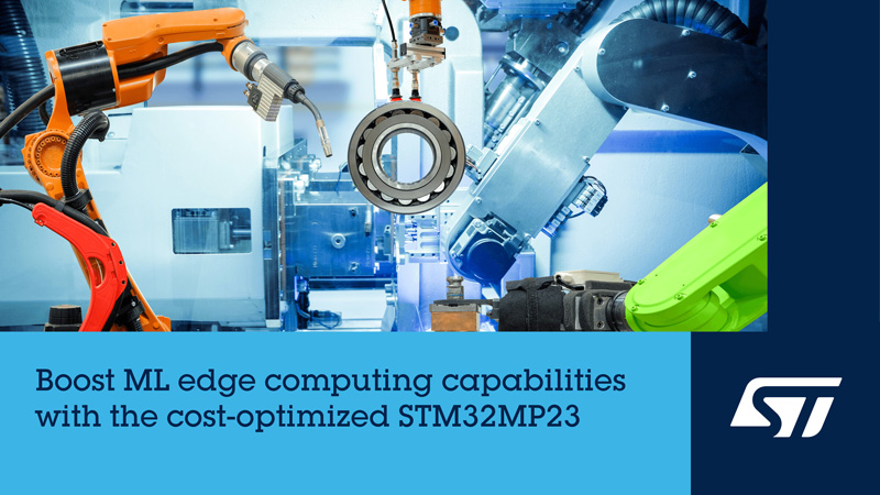 ST 推出 STM32MP23高性價比MPU，搭載兩個Arm Cortex-A35處理器核心